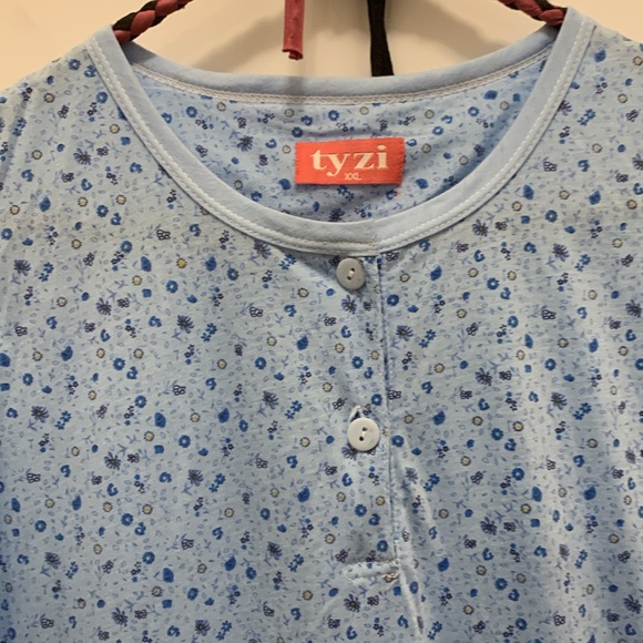 Tyzi Blue Night Gown XXL - Picture 2 of 3